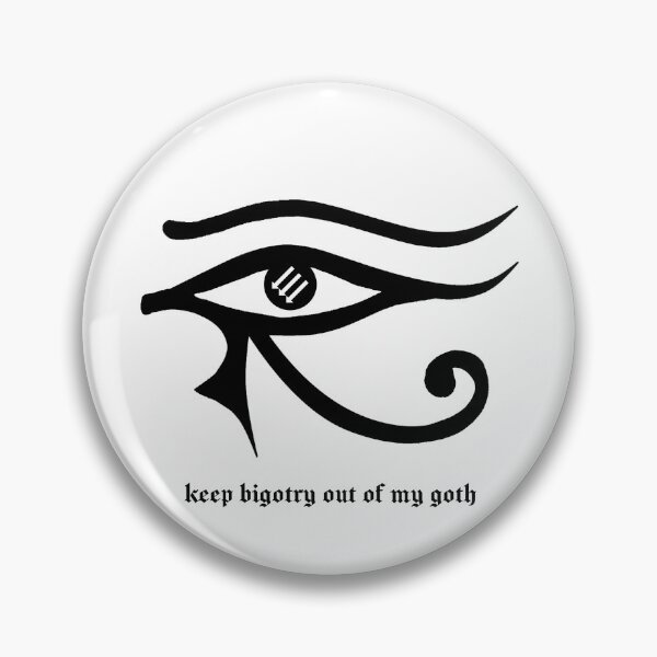 Item preview, Keep Bigotry Out Of My Goth (white version) designed and sold by Suzi Sabotage.