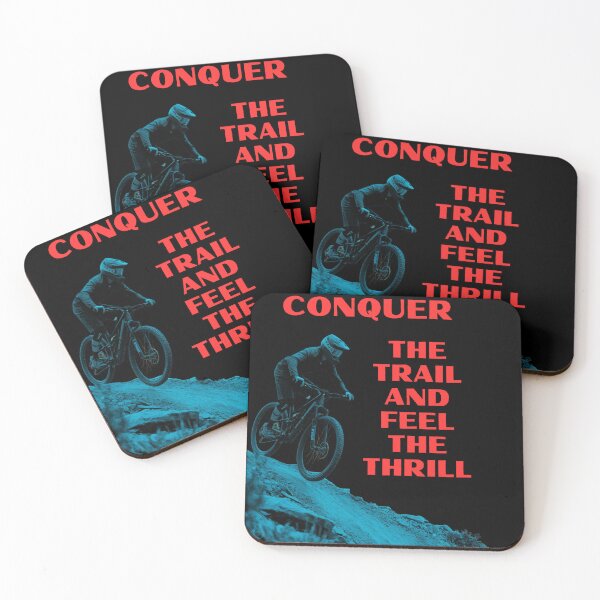 Item preview, "Conquer The Trail And Feel The Thrill" designed and sold by Creomix.