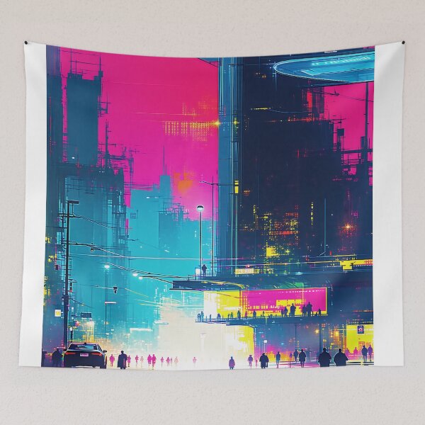 Item preview, Electric City Dreamscape designed and sold by PanoramaPrints.