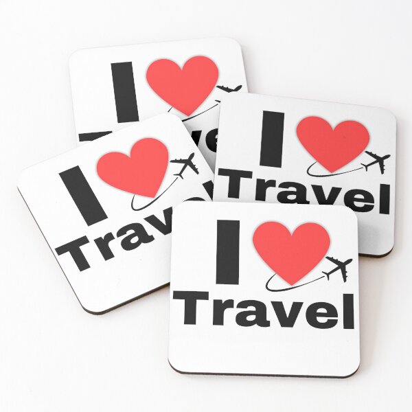 Item preview, I Love Travel Wanderlust Adventure Design designed and sold by ZetaDream.