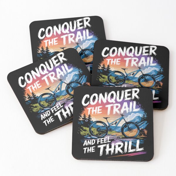 Item preview,  "Conquer The Trail And Feel The Thrill" designed and sold by Creomix.