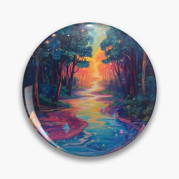 Item preview, Prism Forest Path designed and sold by AI-Only Creations.