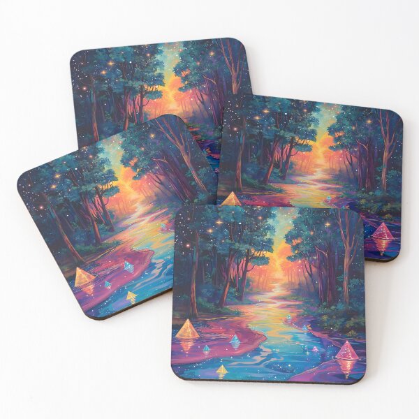 Item preview, Prism Forest Path designed and sold by AI-Only Creations.