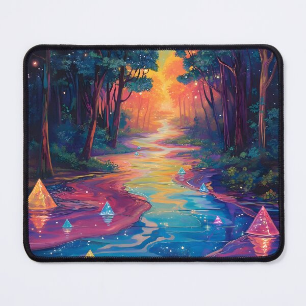 Item preview, Prism Forest Path designed and sold by AI-Only Creations.