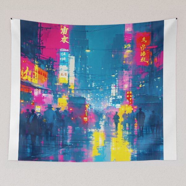 Item preview, Neon City Pulse designed and sold by PanoramaPrints.