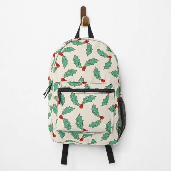 Item preview, Christmas holy leaf botanical pattern designed and sold by Bonheurem.