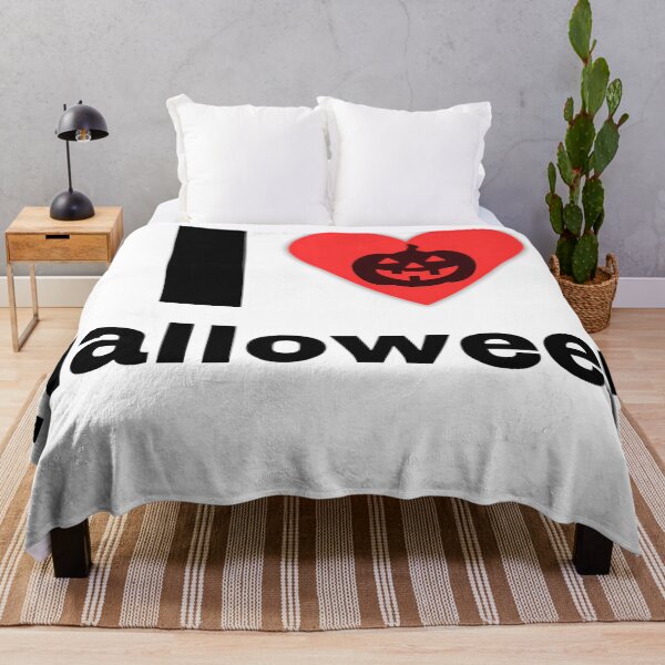 Item preview, Minimalist I Love Halloween Pumpkin Heart Design designed and sold by ZetaDream.
