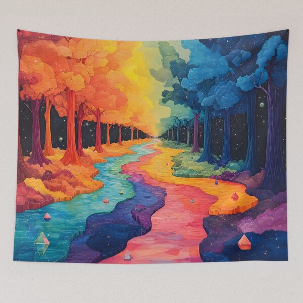 Item preview, Luminous Spectrum Journey designed and sold by AI-Only Creations.