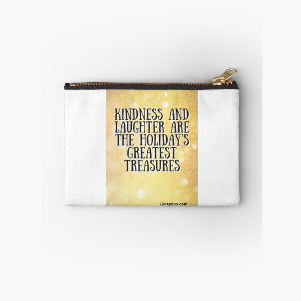 Item preview, "Kindness and laughter are the holiday’s greatest treasures." designed and sold by CUTESTUFFnow.