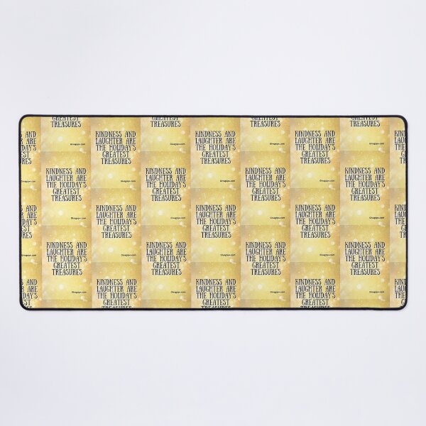 Item preview, "Kindness and laughter are the holiday’s greatest treasures." designed and sold by CUTESTUFFnow.