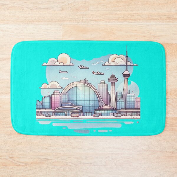 Item preview, Pearson Airport Canada Minimalist Watercolor Sticker,  designed and sold by PaintMeWorld.