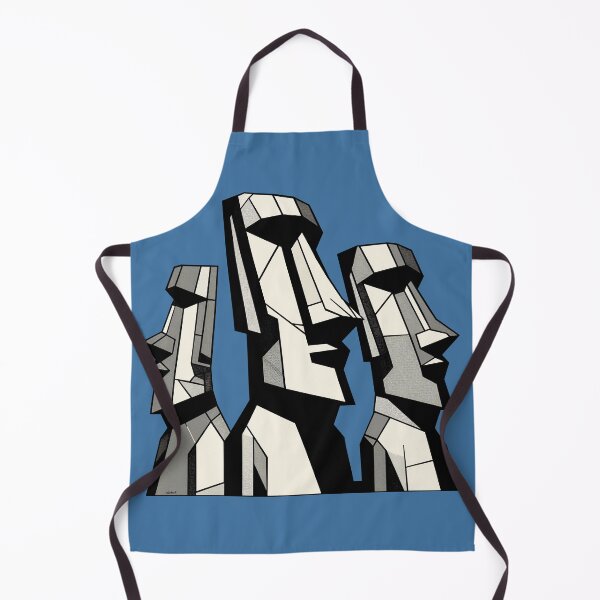 Item preview, Polygonal Moais designed and sold by Nurduak.