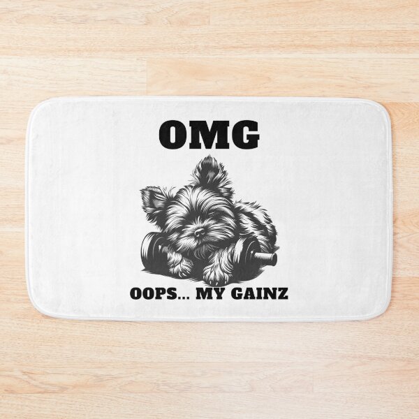 Item preview, Yorkshire Terrier: OOPS, My Gainz! designed and sold by StoReprint1.