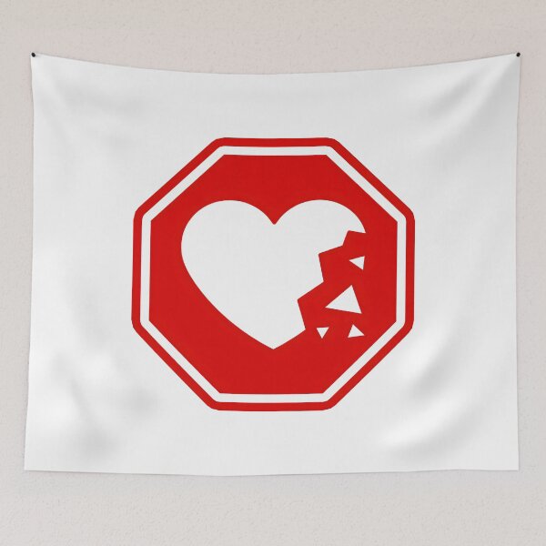 Item preview, Shattered Heart Signage designed and sold by RvinJo8.