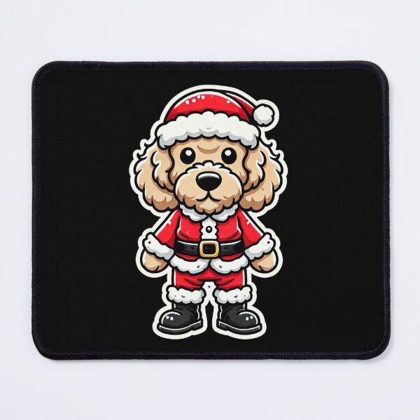 Item preview, Christmas Maltipoo Sports Fashion Couture Baggy Santa Clause designed and sold by The Art of Kkatarynka.