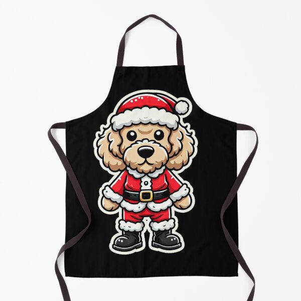 Item preview, Christmas Maltipoo Sports Fashion Couture Baggy Santa Clause designed and sold by The Art of Kkatarynka.