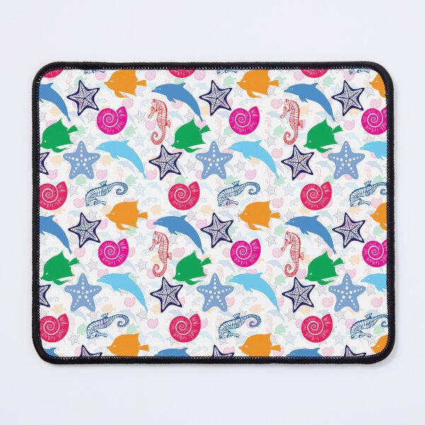 Item preview, Colorful Sea Animals Illustration Pattern designed and sold by PatternTitan.