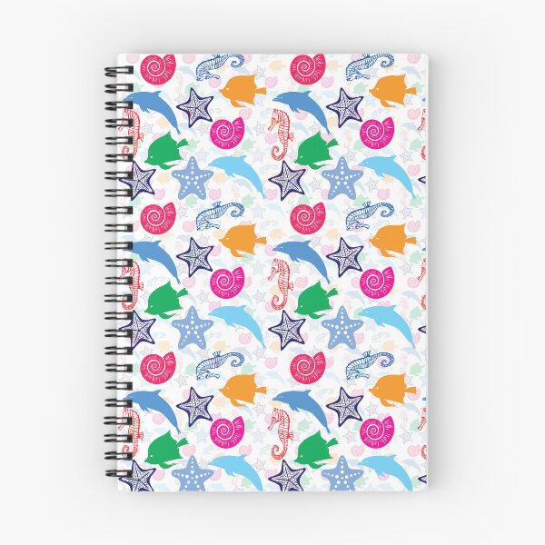Item preview, Colorful Sea Animals Illustration Pattern designed and sold by PatternTitan.