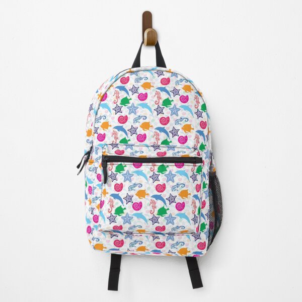 Item preview, Colorful Sea Animals Illustration Pattern designed and sold by PatternTitan.