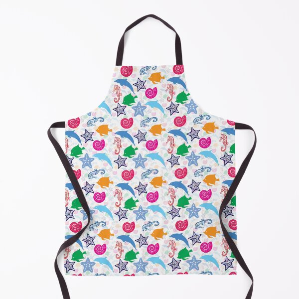 Item preview, Colorful Sea Animals Illustration Pattern designed and sold by PatternTitan.