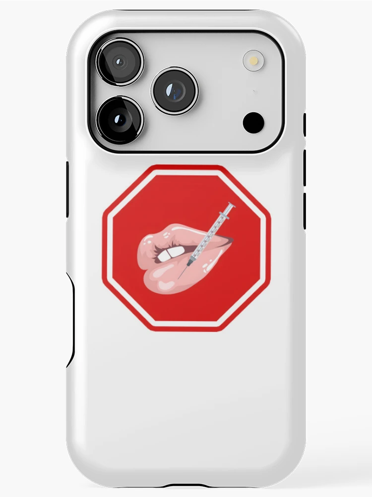 Thumbnail 1 of 4, iPhone Case, Lips Injection Signage designed and sold by PING 999 STUDIO.