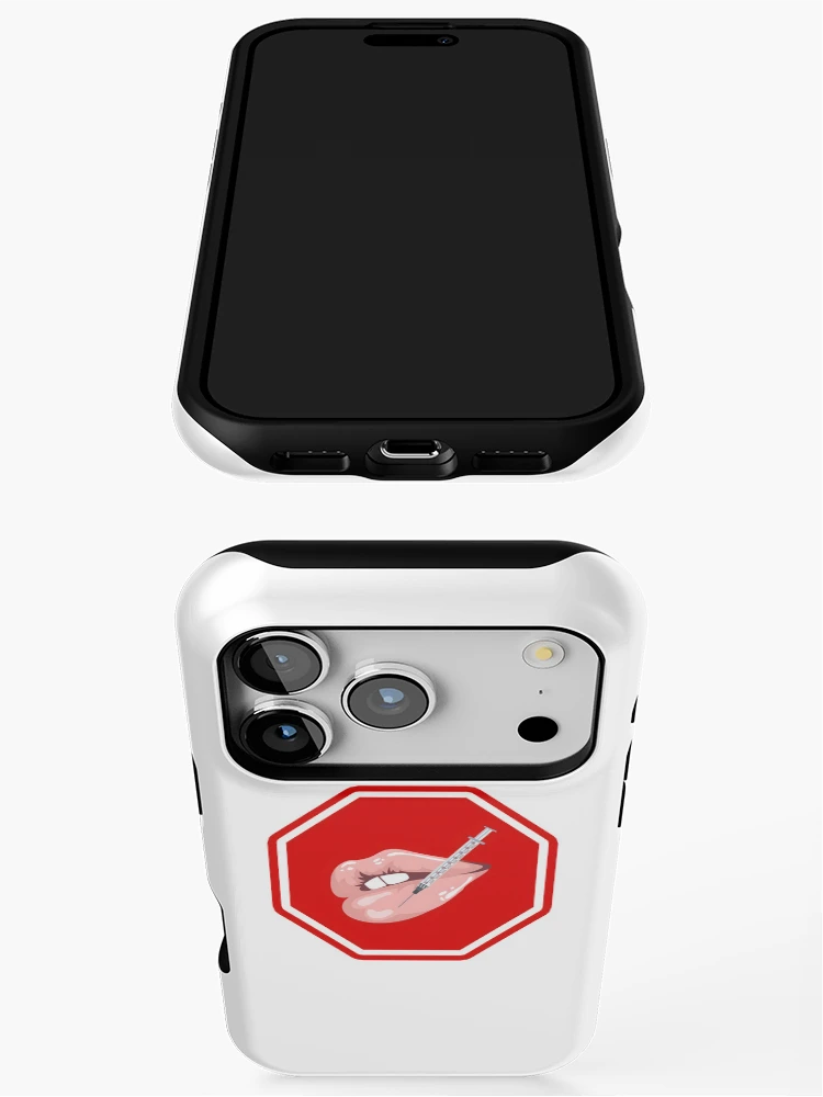 Thumbnail 3 of 4, iPhone Case, Lips Injection Signage designed and sold by PING 999 STUDIO.