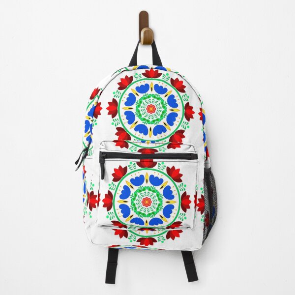 Item preview, Polish folk art - floral embroidery pattern and cutouts colorful designed and sold by mikistudio.