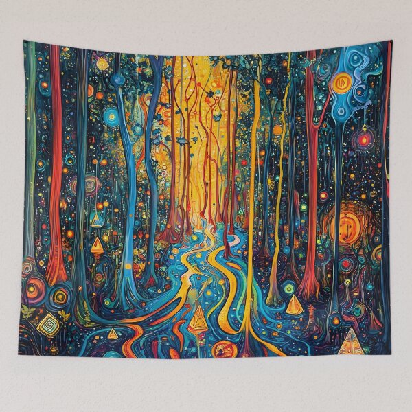 Item preview, Ethereal Spectrum Forest designed and sold by AI-Only Creations.