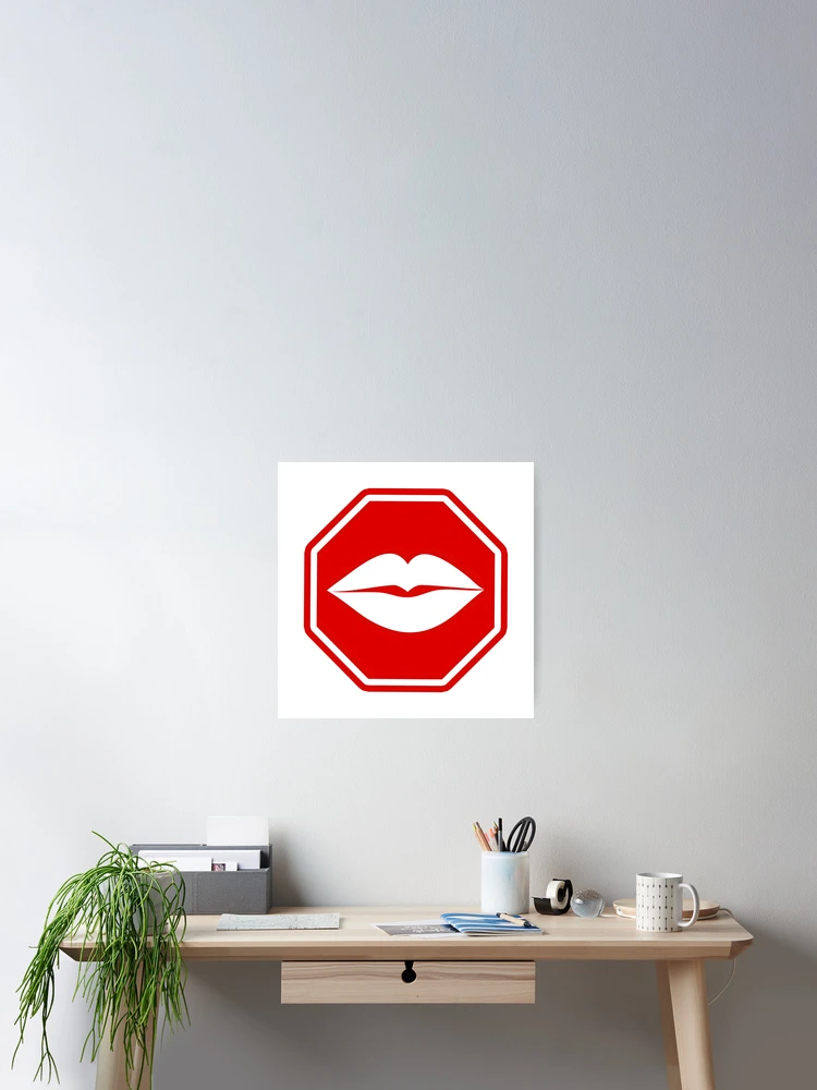 Thumbnail 2 of 3, Poster, Lips Signage designed and sold by PING 999 STUDIO.