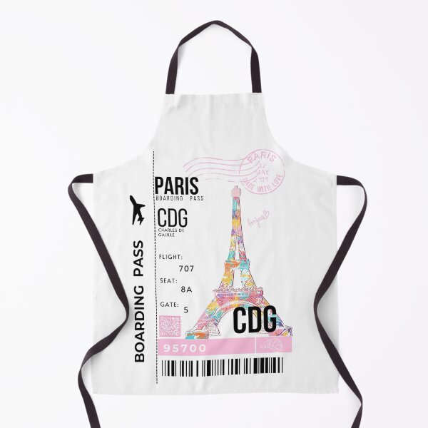 Item preview, Paris Boarding Pass Eiffel Tower Stylized designed and sold by InkWhirl.
