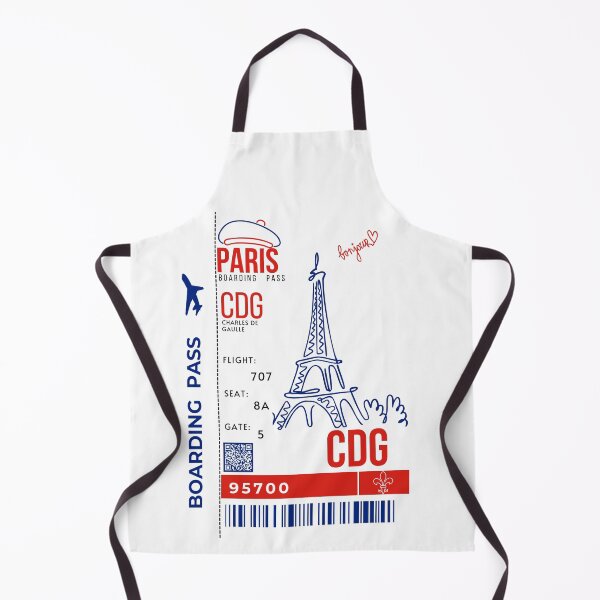 Item preview, Paris Boarding Pass Blue Eiffel Tower Stylized designed and sold by InkWhirl.