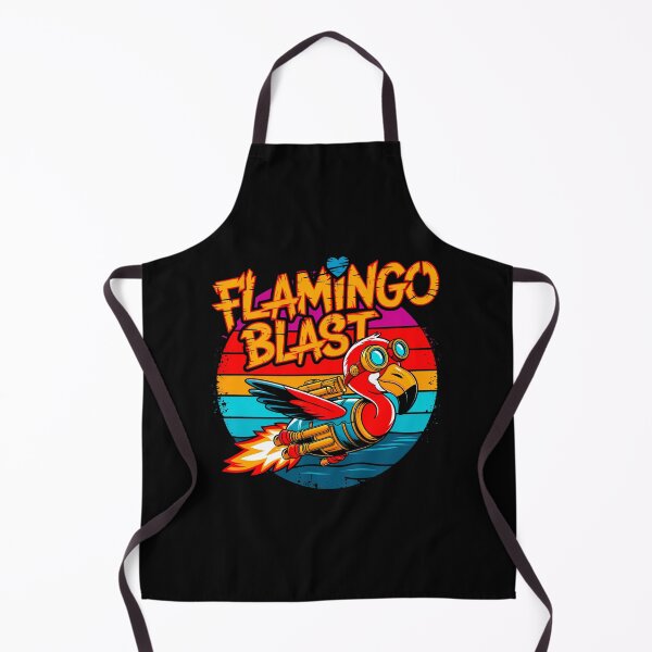 Item preview, Flamingo Blast - Retro Rocket Flamingo - Pop Art Design designed and sold by ObjCrea123.
