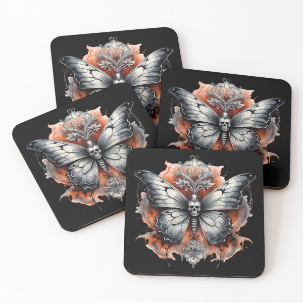 Item preview, gothic watercolor butterfly designed and sold by lotsagoth.