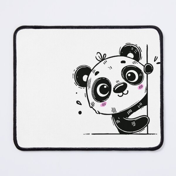Item preview, Cute Panda Peeking Around the Corner designed and sold by Ingo Menhard.