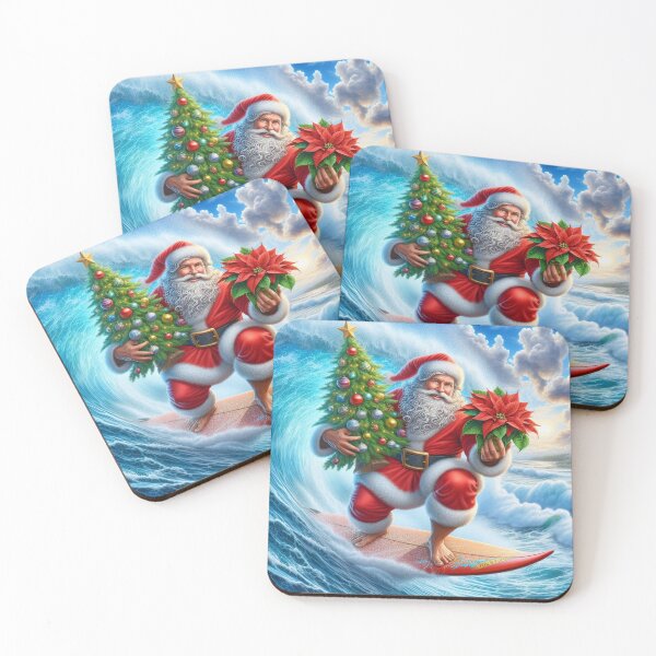 Item preview, Surfing Santa Claus designed and sold by RaF71PrO.