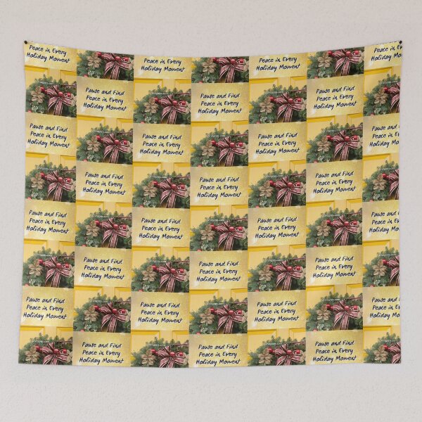Item preview, "Pause and find peace in every holiday moment." designed and sold by CUTESTUFFnow.