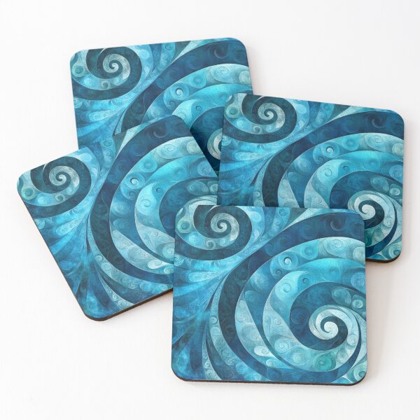 Item preview, New Zealand Māori Paua Pattern Koru Design 227 designed and sold by GrinGalore.
