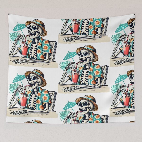 Item preview, Chill Skeleton: Juice and Good Vibes designed and sold by Alta-store.