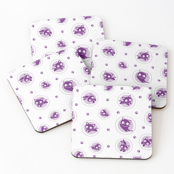 Item preview, Black Cat Seamless Pattern Cute designed and sold by Kubala Designs.