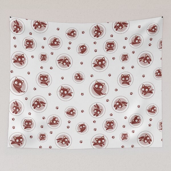 Item preview, Black Cat Seamless Pattern Cute designed and sold by Kubala Designs.