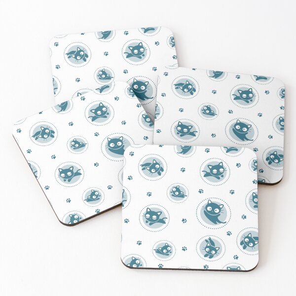 Item preview, Black Cat Seamless Pattern Cute designed and sold by Kubala Designs.