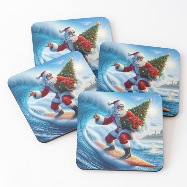 Item preview, Surfing Santa Claus designed and sold by RaF71PrO.