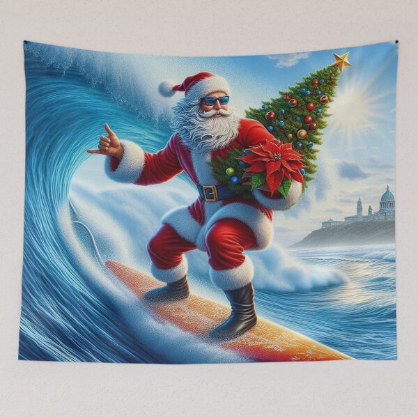 Item preview, Surfing Santa Claus designed and sold by RaF71PrO.