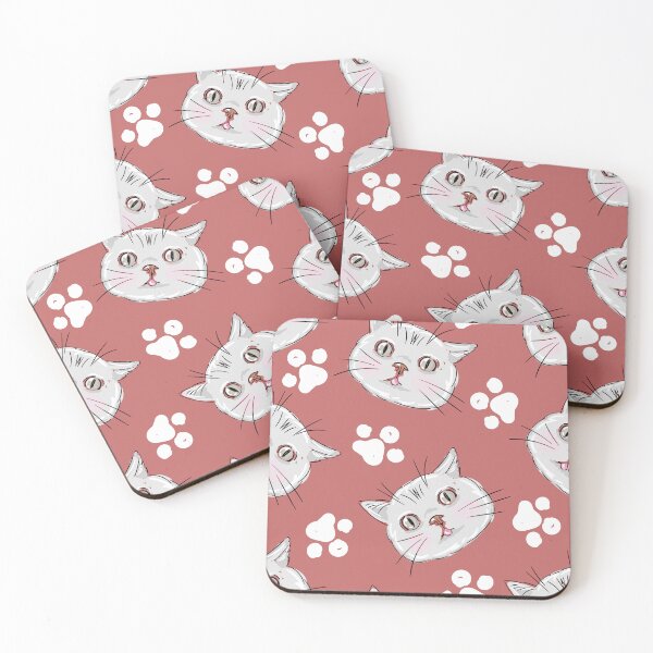 Item preview, Cat Seamless Pattern Cute designed and sold by Kubala Designs.