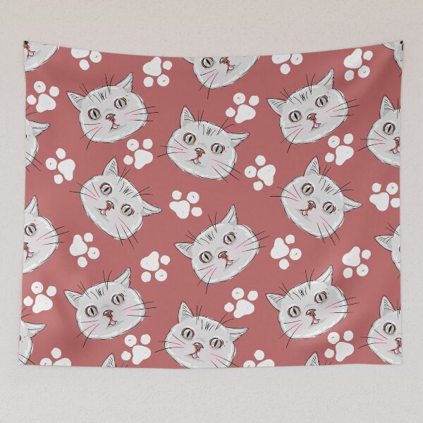 Item preview, Cat Seamless Pattern Cute designed and sold by Kubala Designs.