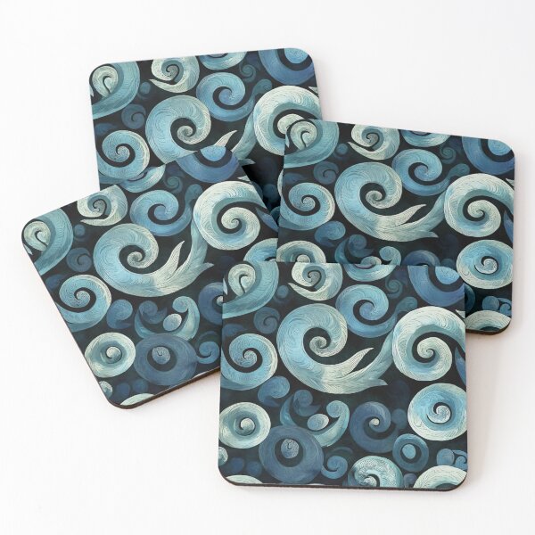 Item preview, New Zealand Māori Paua Pattern Koru Design 229 designed and sold by GrinGalore.