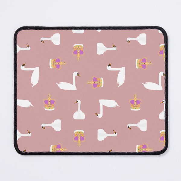 Item preview, Swans and Crowns Pattern designed and sold by Lyman Creative Co..
