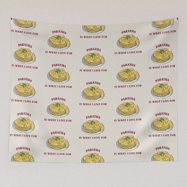 Item preview, Paratha Is What I Live For designed and sold by Fanverse Merchandise.