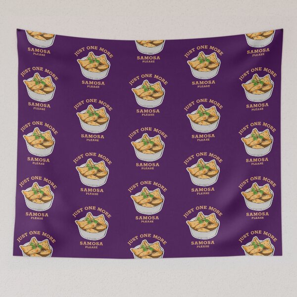 Item preview, Just One More Samosa Please designed and sold by Fanverse Merchandise.