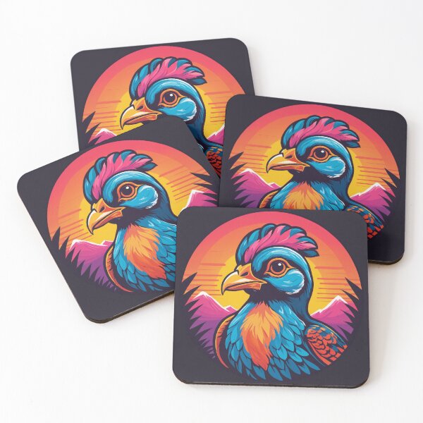 Item preview, Vibrant Quail in Sunset's Embrace designed and sold by REPTISLAV.